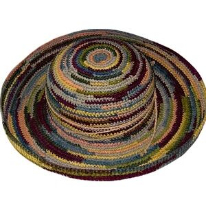 Charter Club Multi Colored Straw Hat
